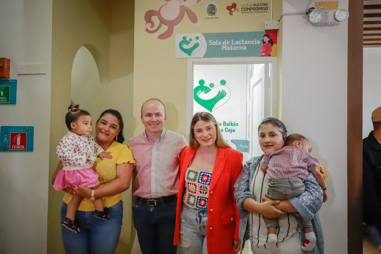 En La Ceja se inauguró una sala de lactancia materna