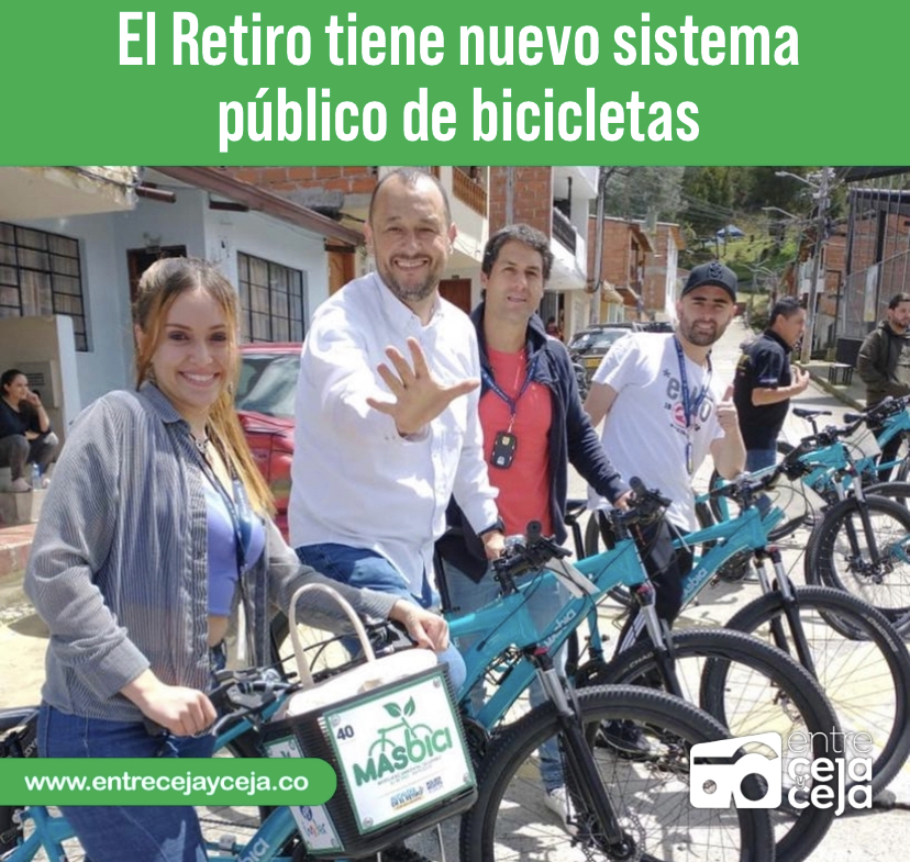 El Retiro tiene nuevo sistema público de bicicletas