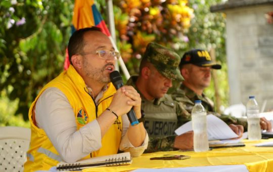 Alcalde de El Carmen lideró Consejo de Seguridad en el cañón del río Melcocho