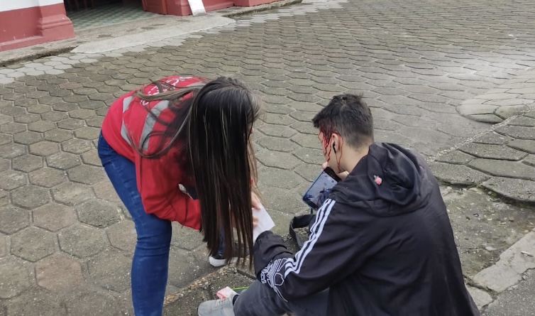 Ataque vandálico a un bus en Rionegro dejó un ciudadano herido