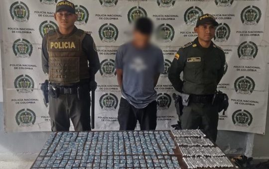 Rionegro: un hombre fue pillado y capturado por vender estupefacientes
