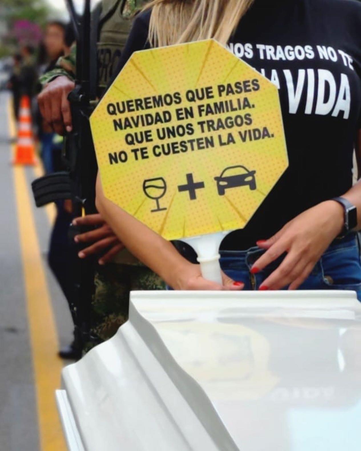 En La Ceja usaron un ataúd para campaña vial