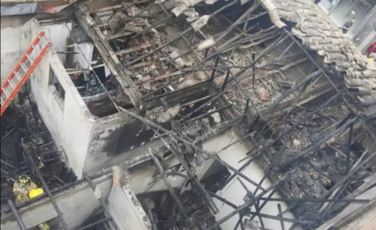Incendio en El Santuario dejó pérdidas  aproximadamente de 200 millones