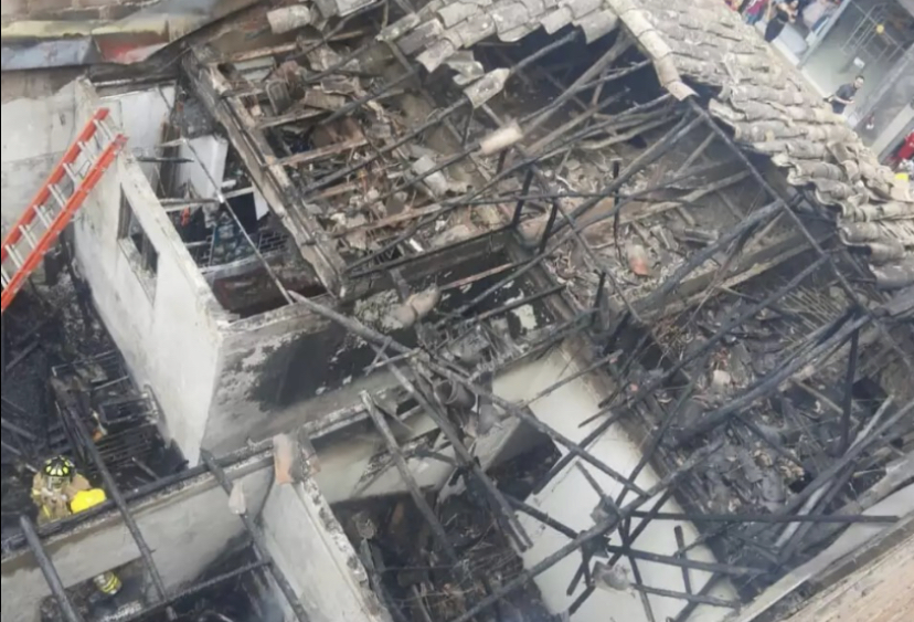 Incendio en El Santuario dejó pérdidas  aproximadamente de 200 millones