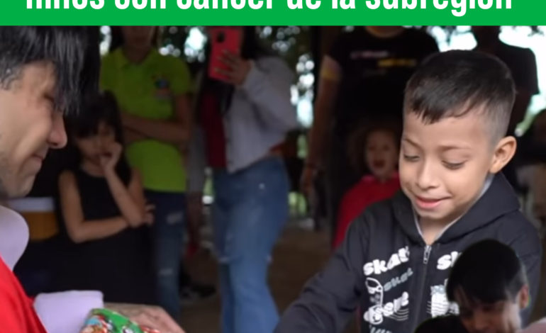 Yef Cossio le cumplió el sueño a más de 30 niños con cáncer
