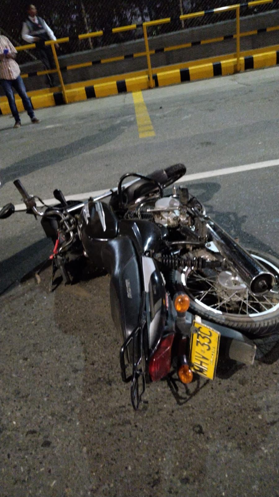 Joven motociclista perdió la vida en medio de un accidente en la autopista Medellín-Bogotá