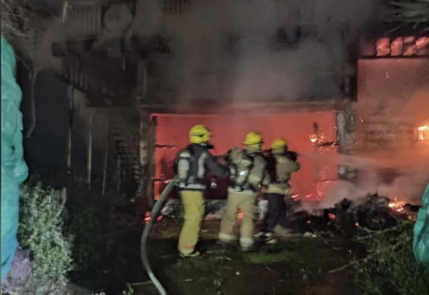 Incendio estructural consumió vivienda que servía como bodega en El Peñol