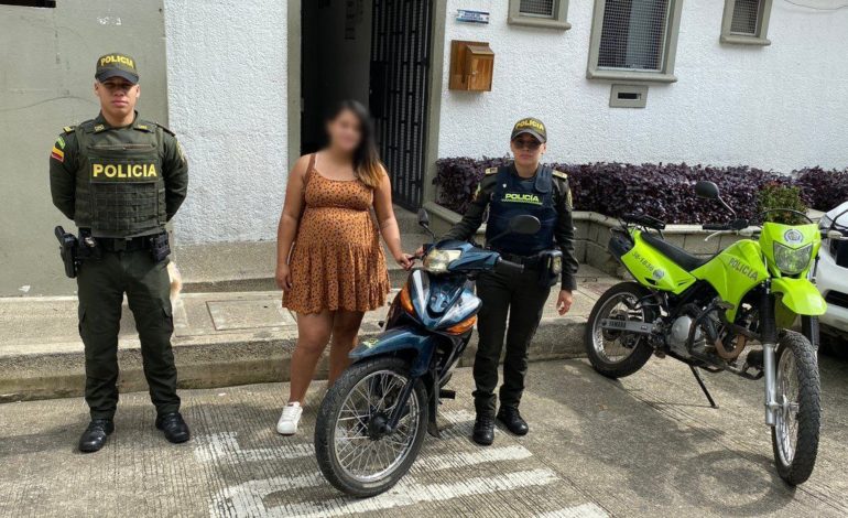 Policía recuperó una moto robada en el municipio de San Luís