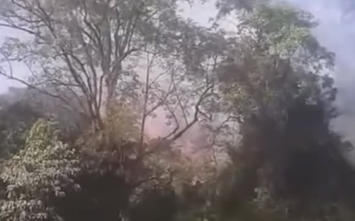 Cuerpo de Bomberos de Rionegro atendió incendio forestal cerca a Masora