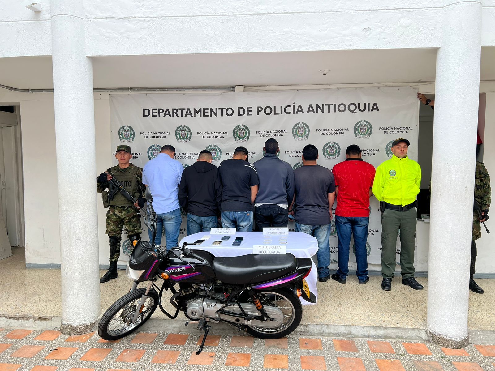 En Marinilla capturaron 6 personas que se dedicaban a robar motos 