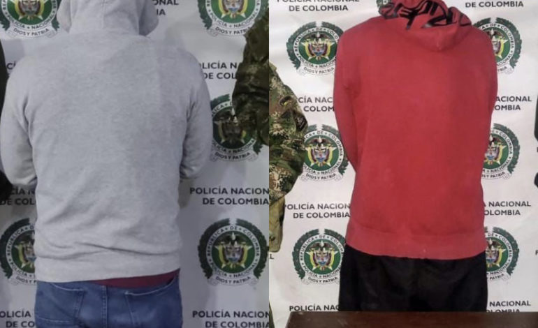 ¡Cuidado con vender celulares robados! Dos hombres fueron capturados en El Carmen por el delito de receptación