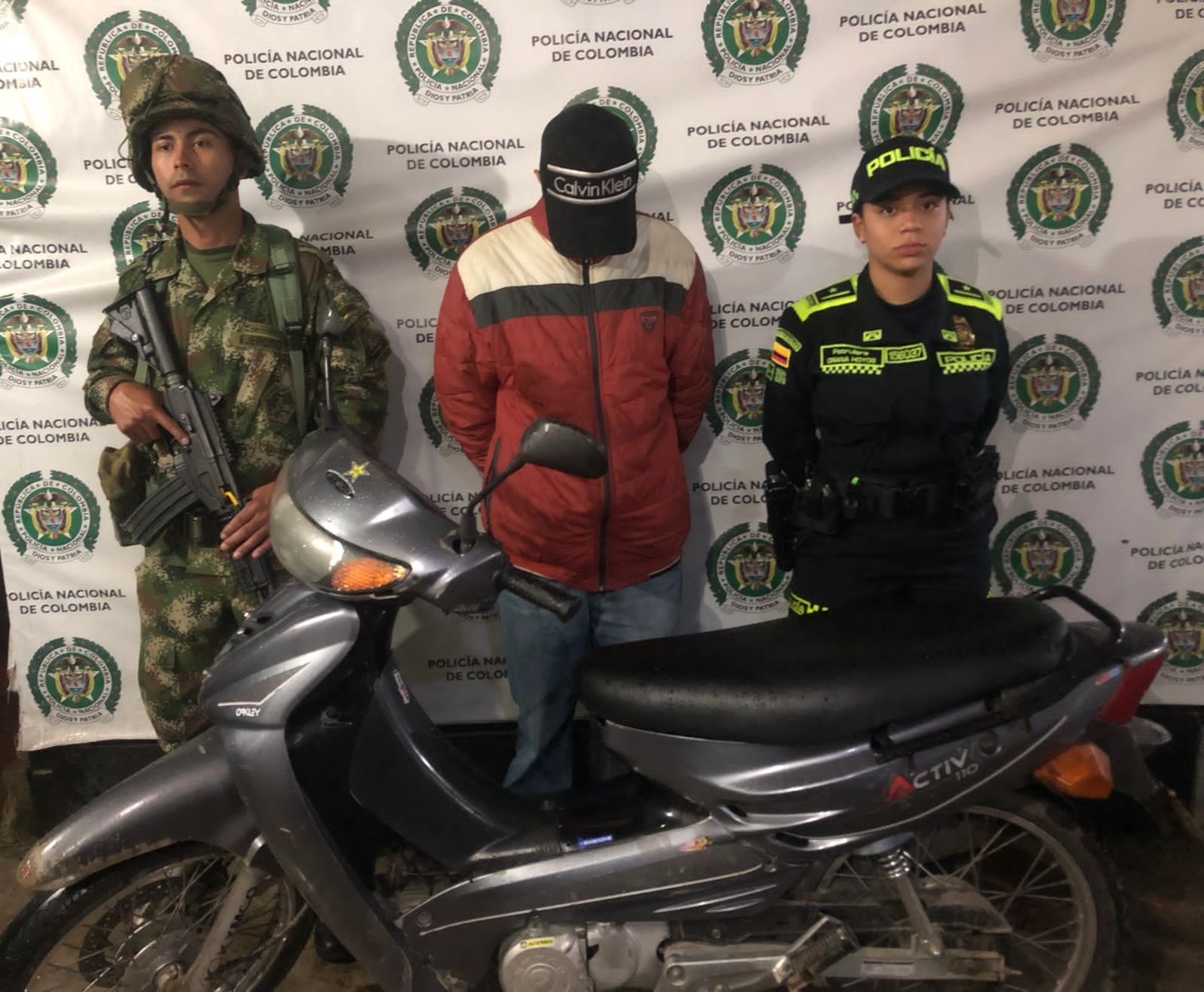 Capturaron a un hombre por transitar en una moto con falsa identidad 