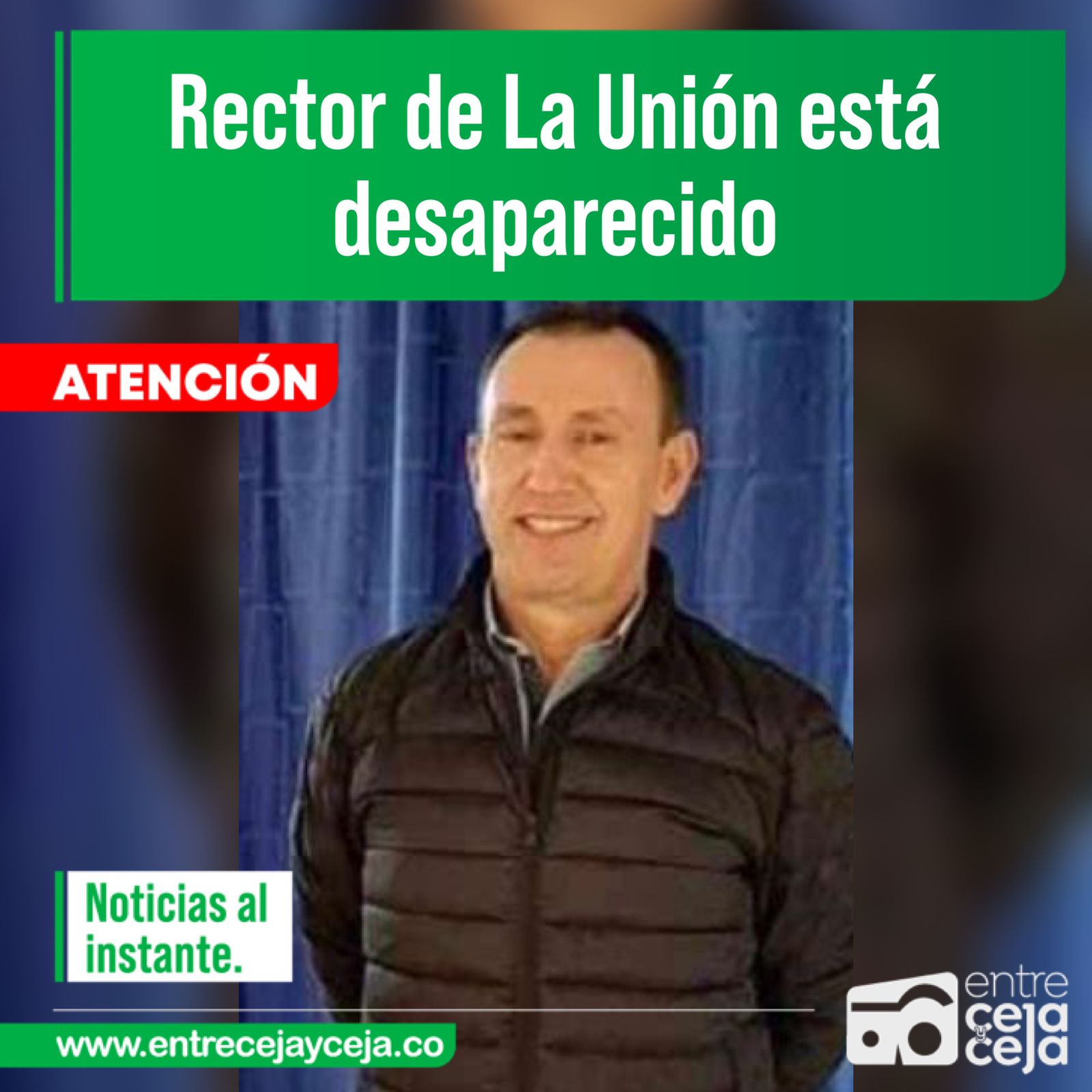 Rector de colegio de La Unión está desaparecido