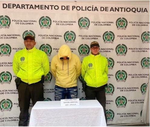 En La Ceja capturaron a uno de los principales expendedores de estupefaciente del municipio