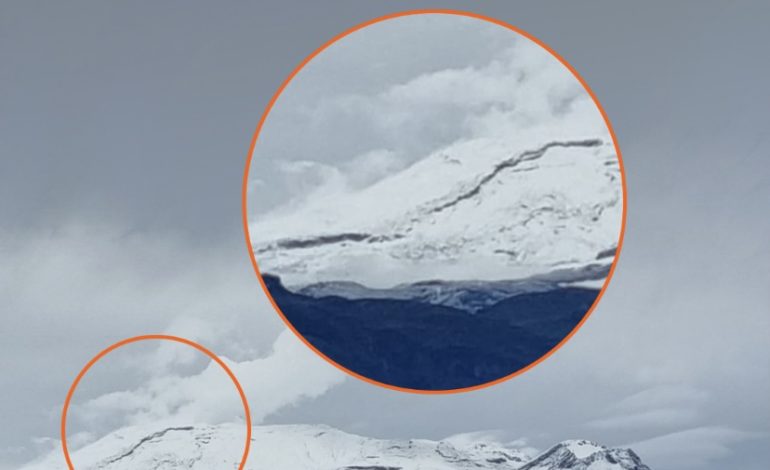 ¿Fracturamiento en la montaña? SGC aclara inquietante foto del Nevado del Ruiz