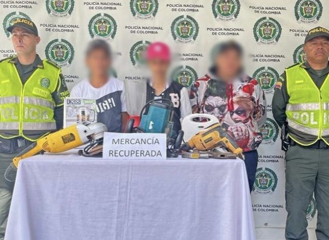 Capturados tres venezolanos; eran ayudantes y se robaron la herramienta