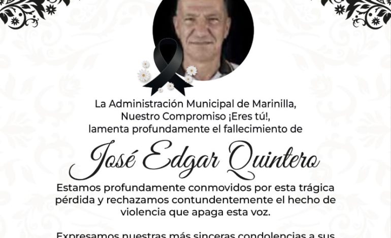 Marinilla rechaza el homicidio del taxista José Quintero