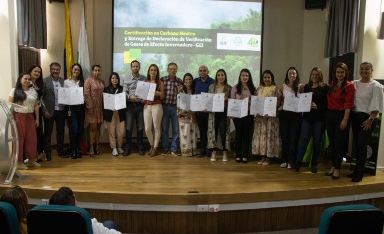 Seis empresas de la región fueron declaradas como carbono neutro en evento realizado por Cornare