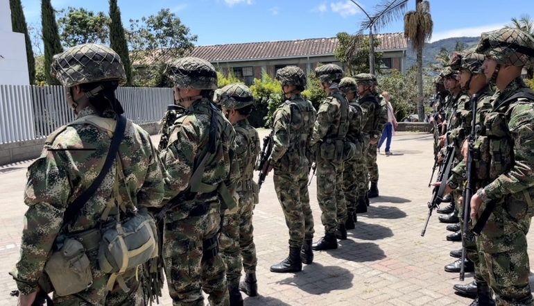 A El Carmen llega tropa de más de 30 soldados para reforzar seguridad veredal