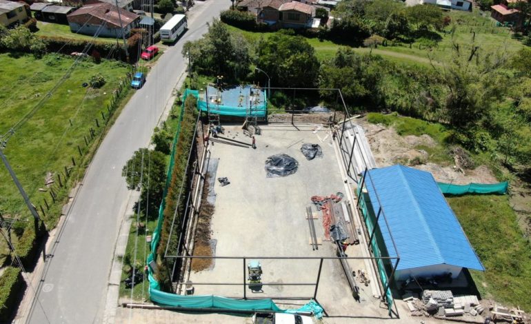 Tres nuevas placas polideportivas se están construyendo en Rionegro