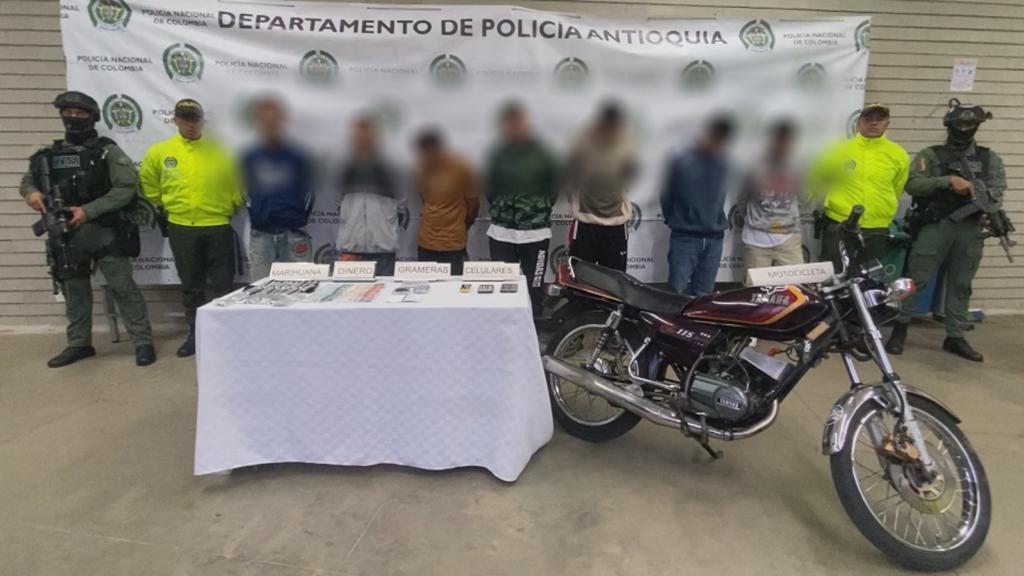 Capturan a integrantes de varios grupos delincuenciales de Antioquia