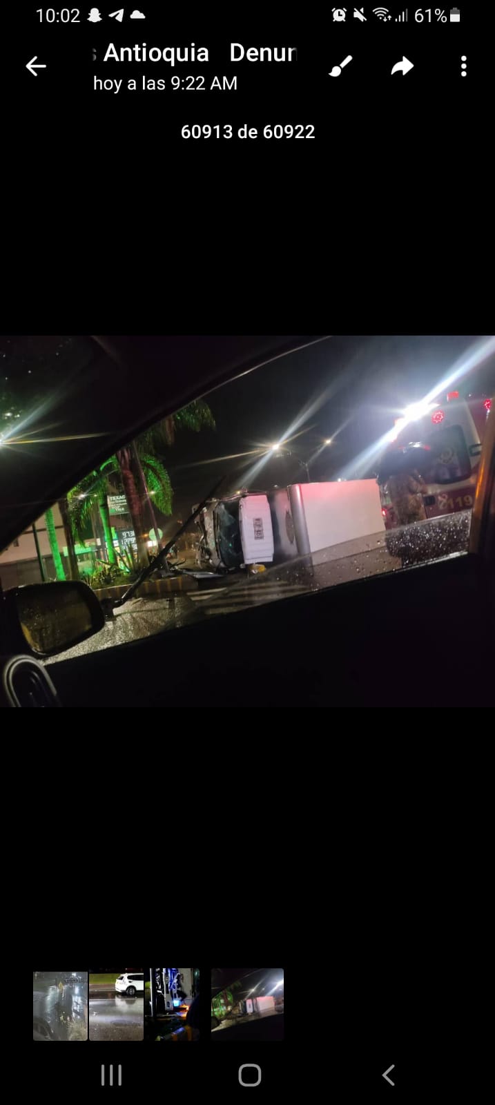 Aparatoso accidente en Marinilla quedó registrado en video