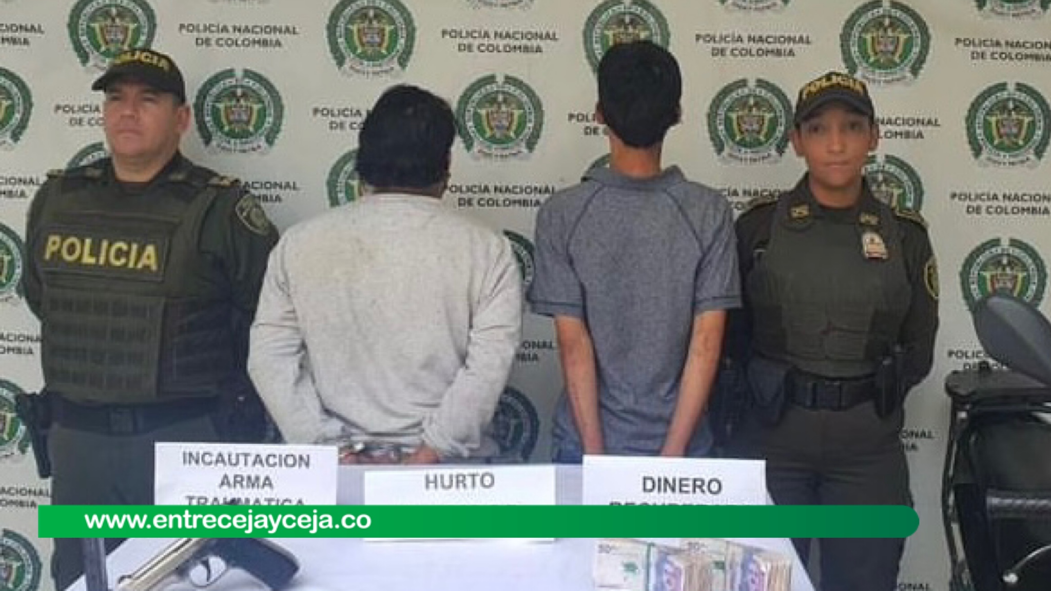 Persecución policial terminó con capturas de presuntos ladrones