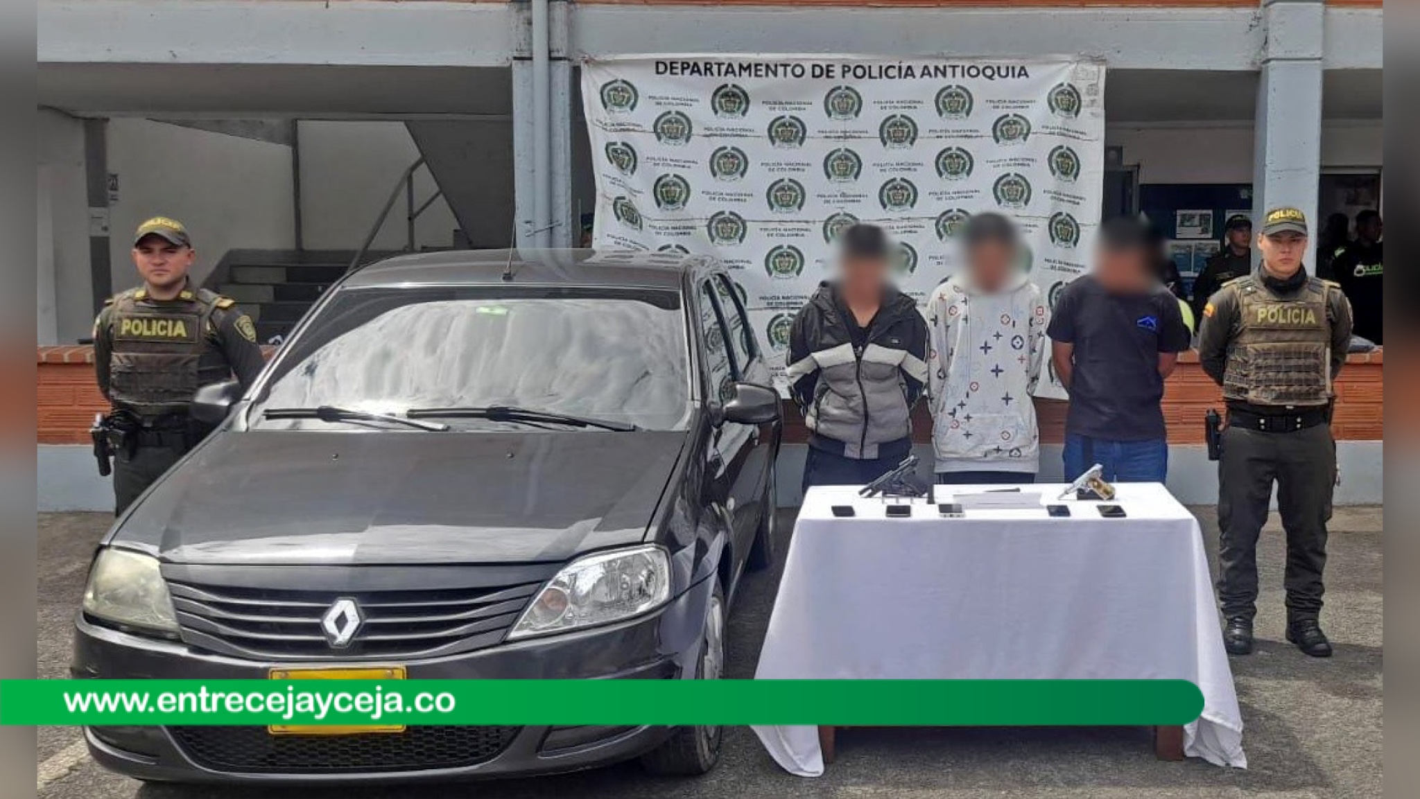 Comunidad ayudó en la captura de banda de ladrones