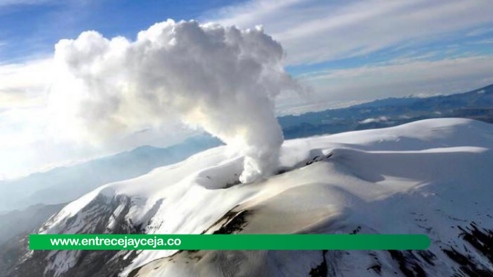 Volcán Nevado del Ruiz baja su alerta de naranja a amarilla