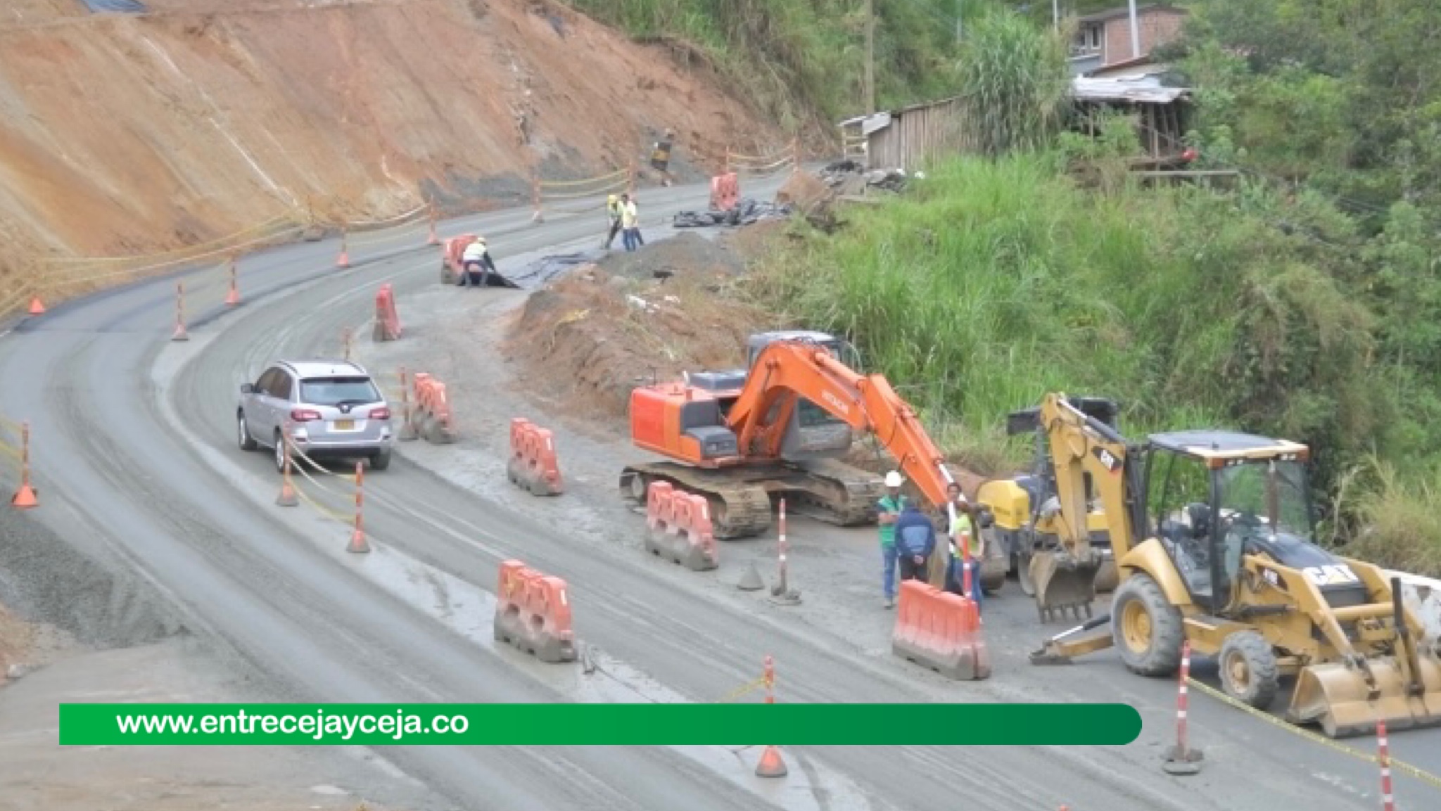 Después de 6 meses se volvió a habilitar el km 12 de la vía Marinilla-El Peñol