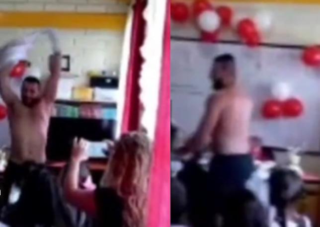 Abren investigación contra profesor que se quitó la ropa frente a alumnos