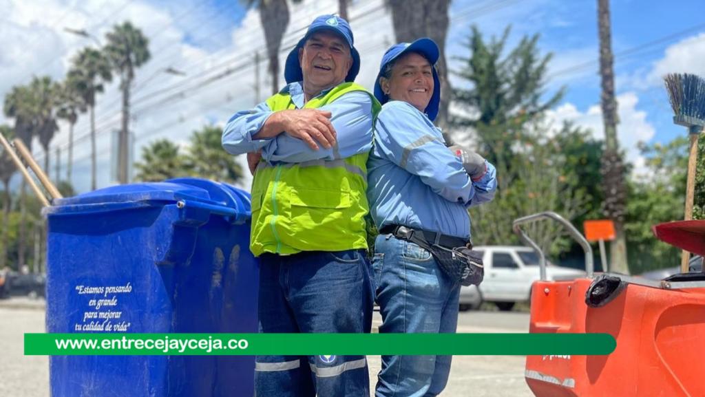Operarios de La Ceja recolectan más de 20 toneladas de residuos al mes