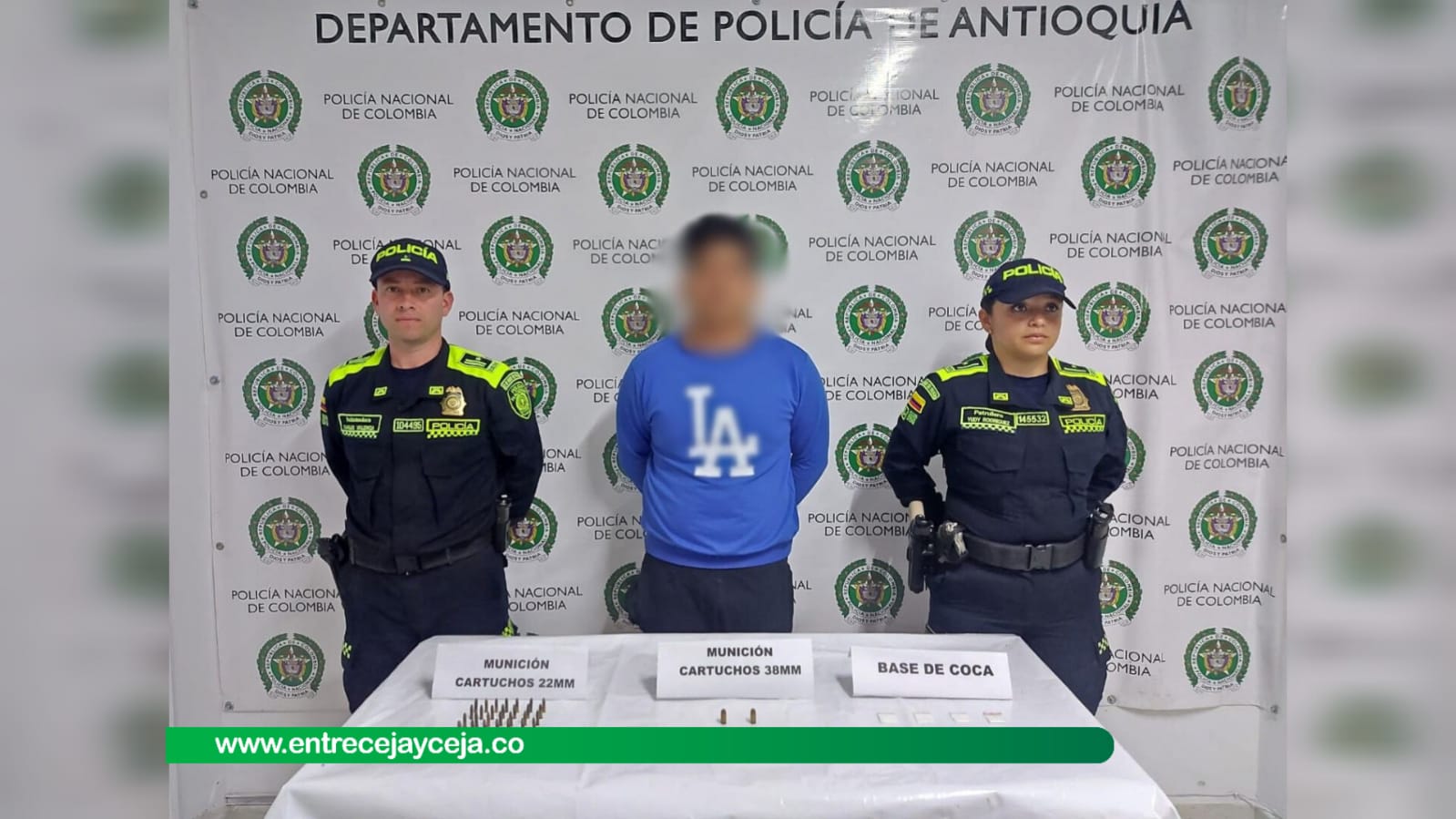 Joven venezolano fue capturado con cocaina y munición