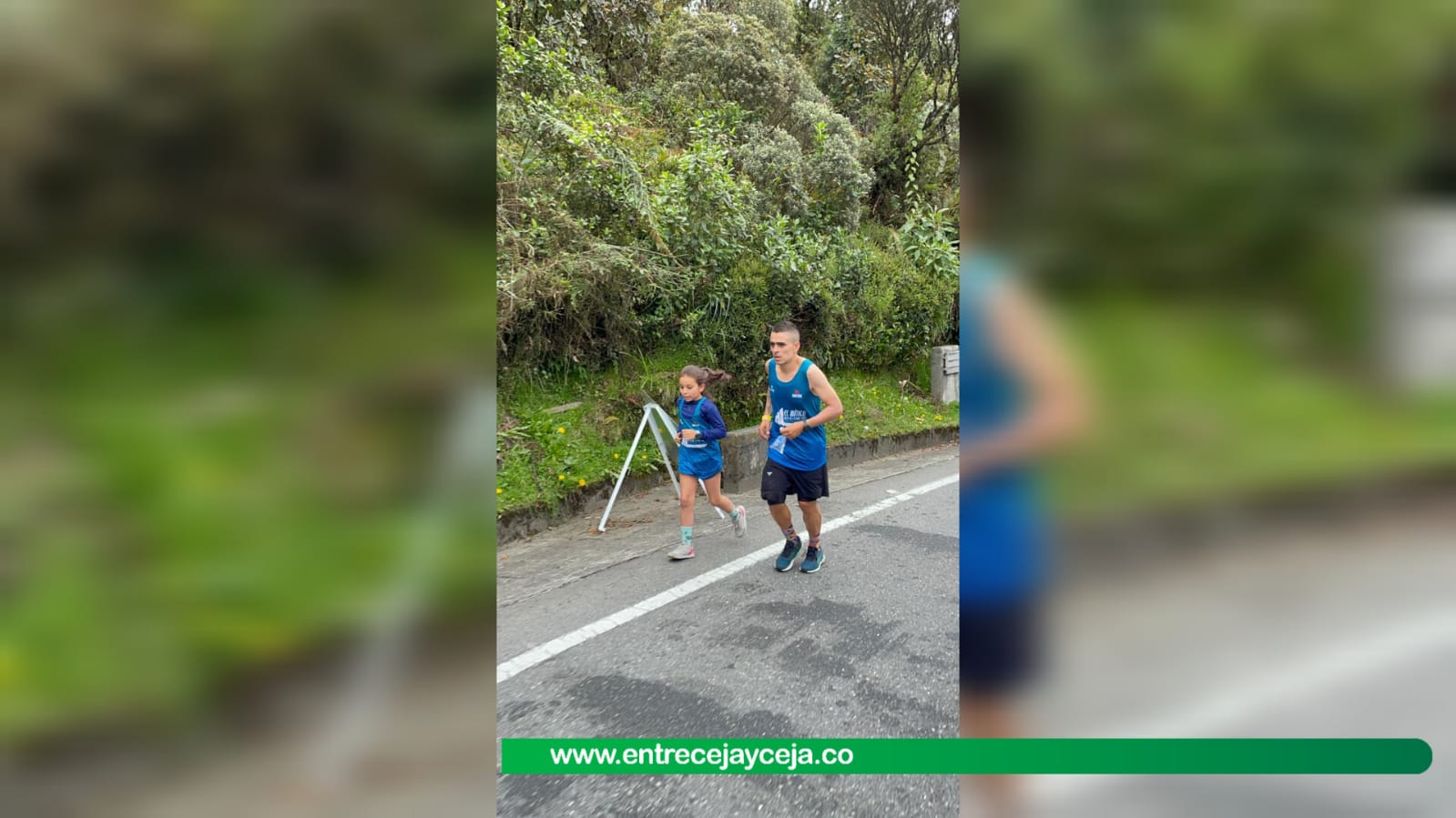 Atletas cejeños lograron conquistar el mítico ascenso al Alto de Letras