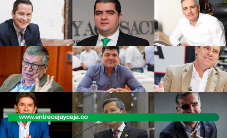 El tablero de candidatos a la Gobernación de Antioquia