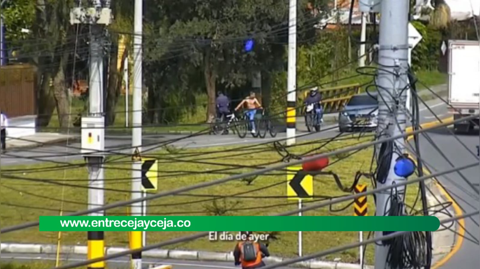 Así capturaron a ladrón de bicicletas que estaría cebado