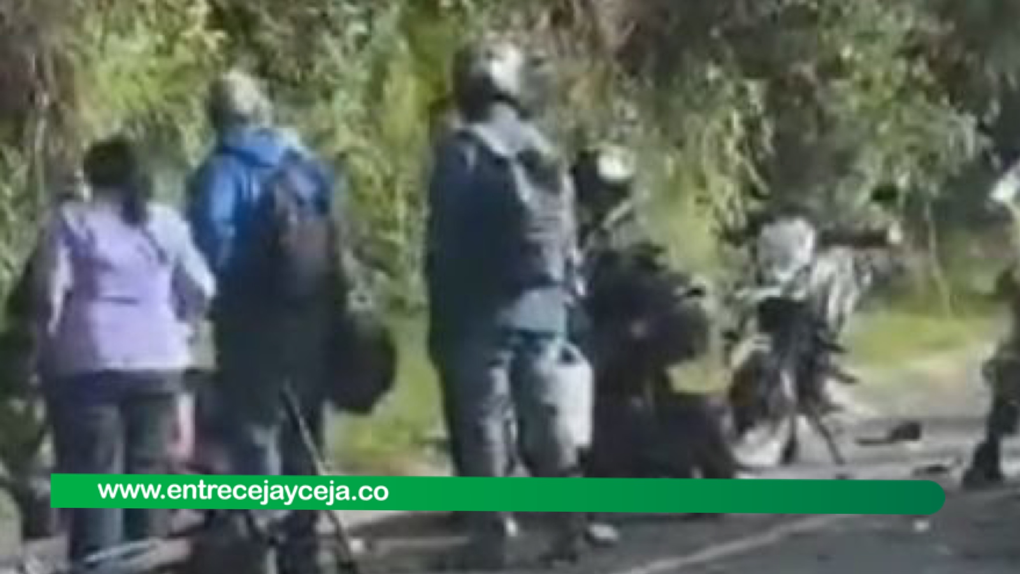 Grave accidente en la vía Guarne-Aeropuerto dejó un motociclista muerto