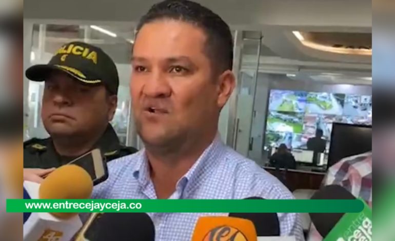 Alcalde dijo que el que delinca en Rionegro será capturado rápidamente