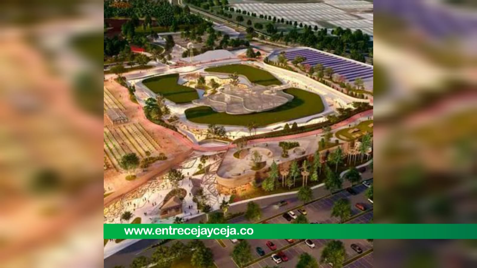 C.C. de 2.1 billones llega a llanogrande ¿Si   hay suficientes vías para tanta gente?