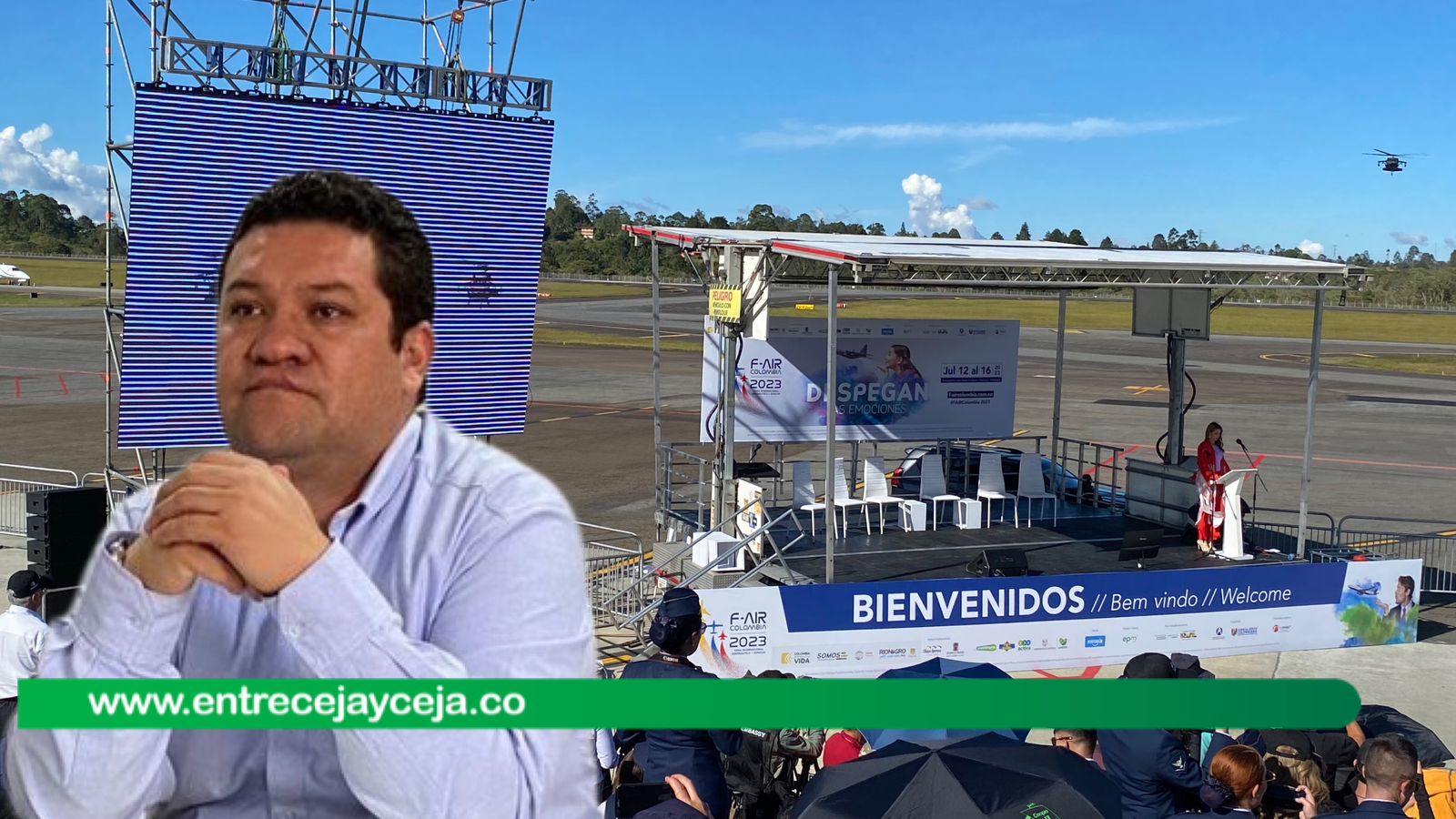 ¡Si lo van a dejar hablar¡ alcalde dará palabras en la F-Air