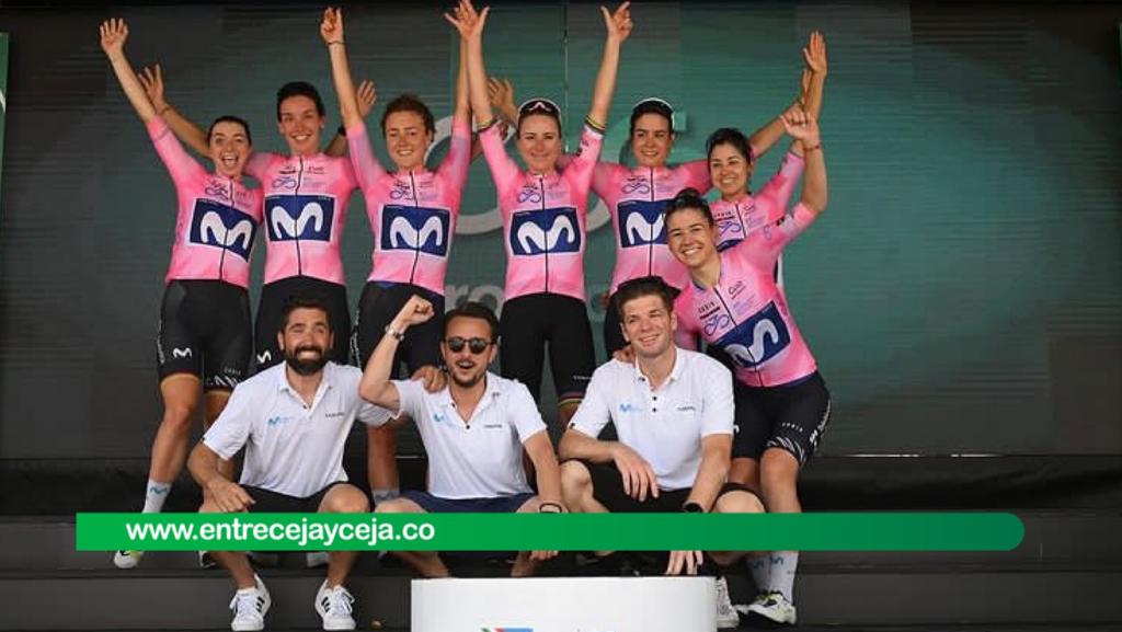 La cejeña Paula Patiño ganó junto a su equipo el Giro de Italia femenino