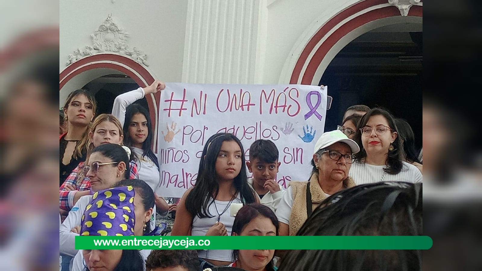 Plantón en Guarne rechazó el feminicidio de Jenny Vásquez