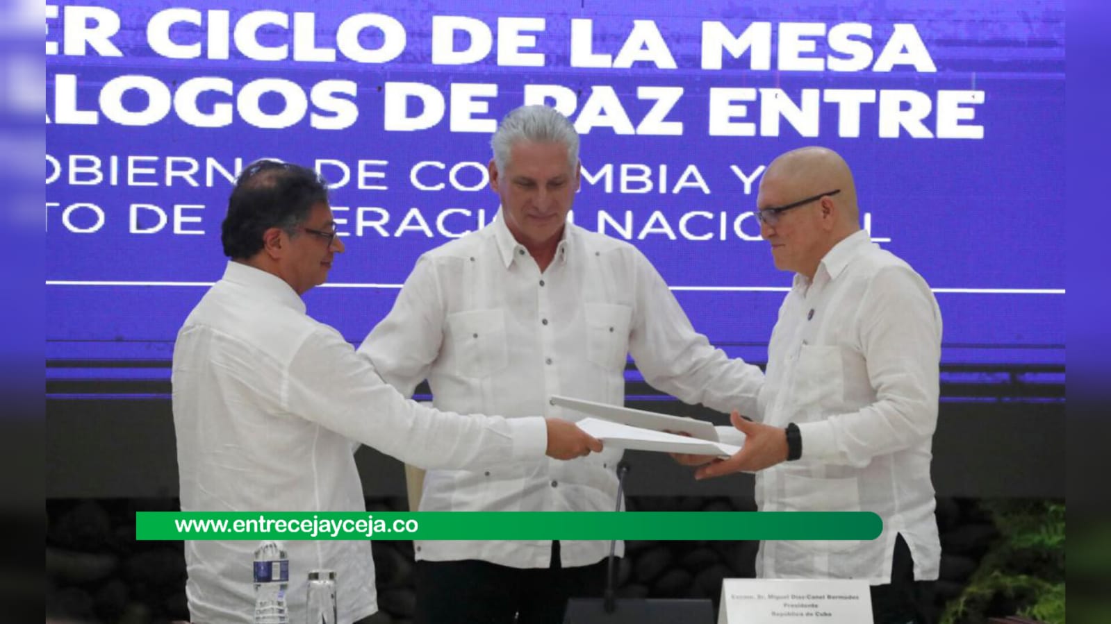 Gobierno Petro y ELN firmaron cese al fuego