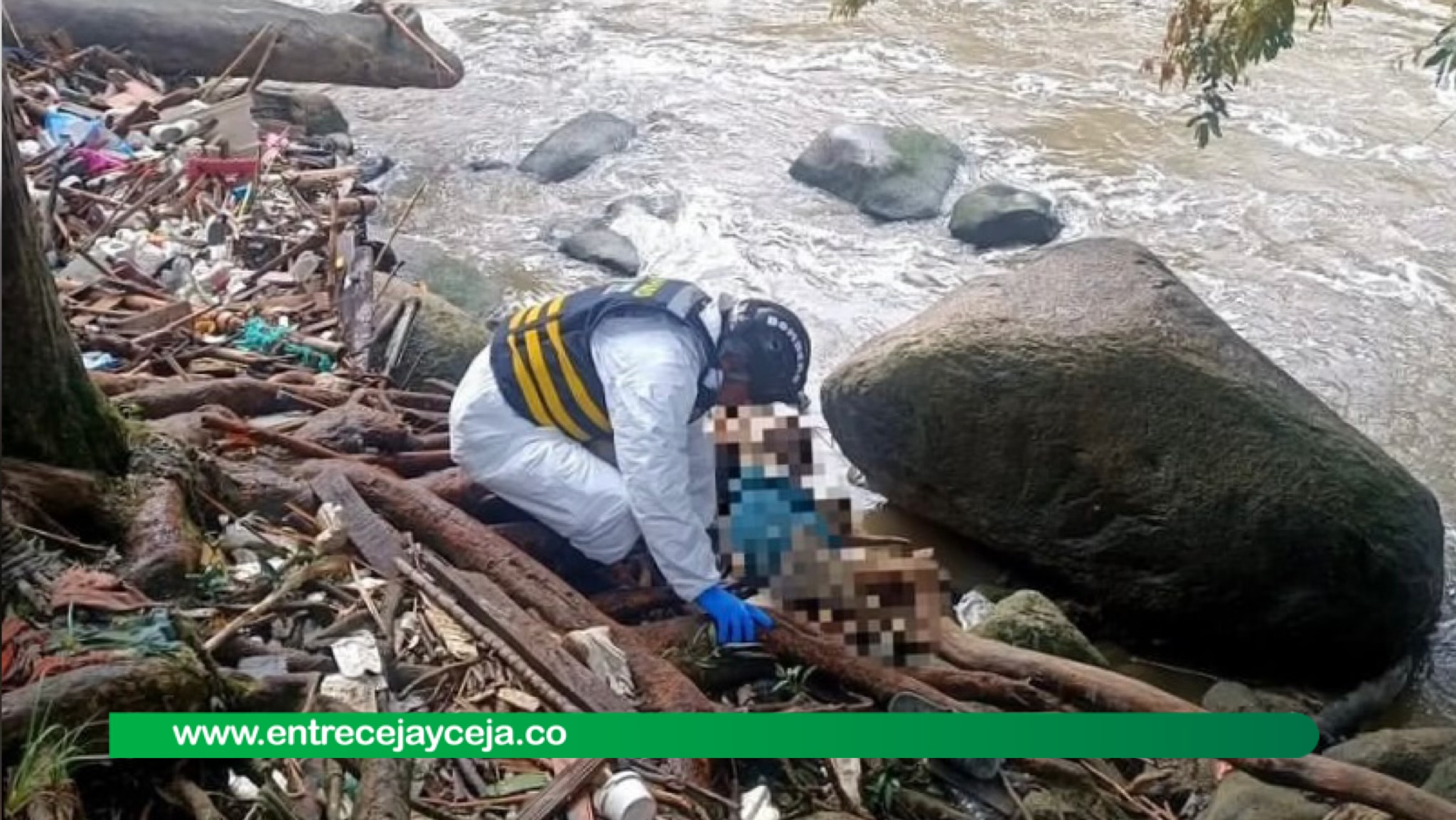 Encuentran cuerpo sin vida de mujer en el río Medellín