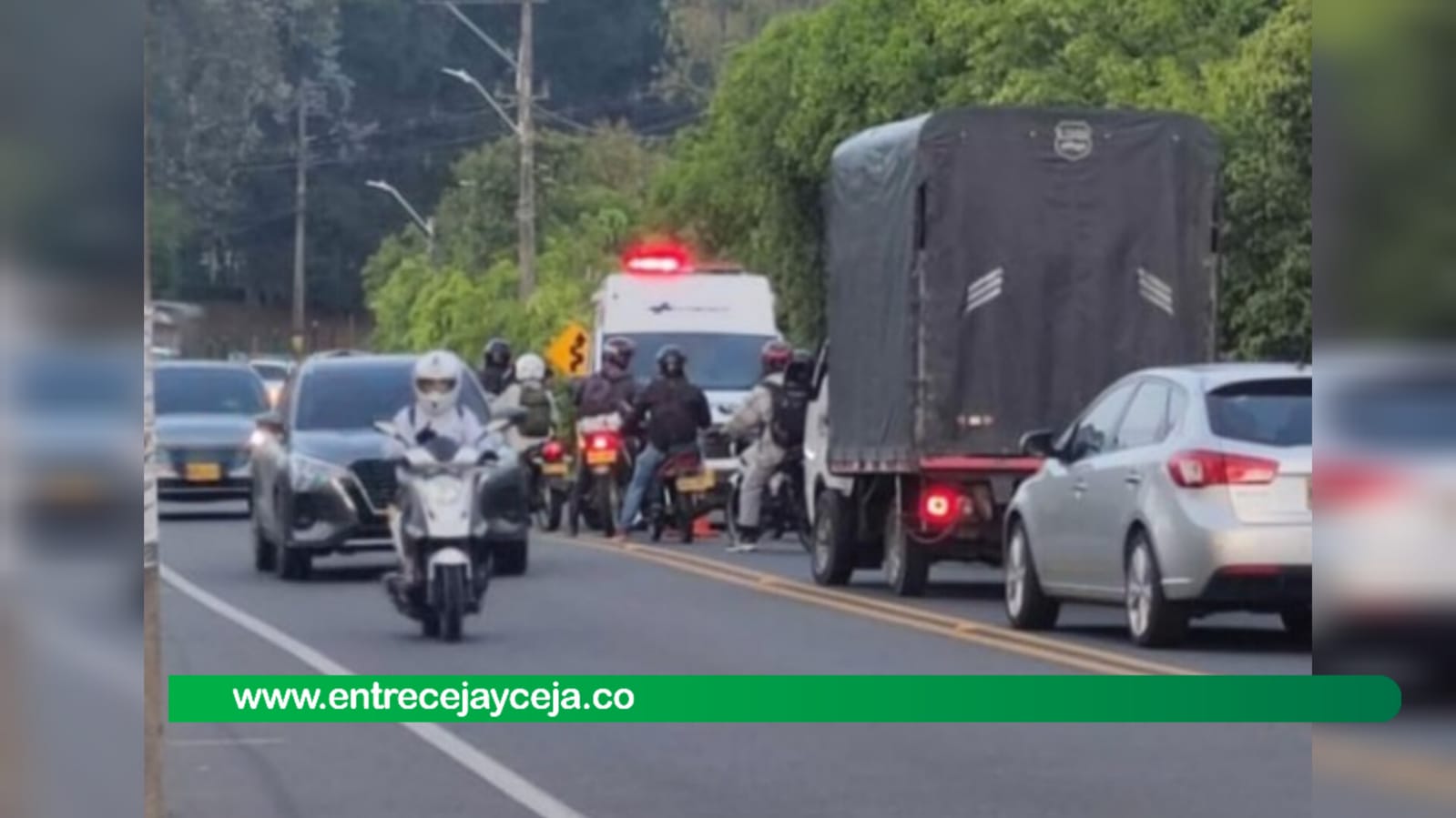 Motociclista murió en la vía La Ceja – Rionegro
