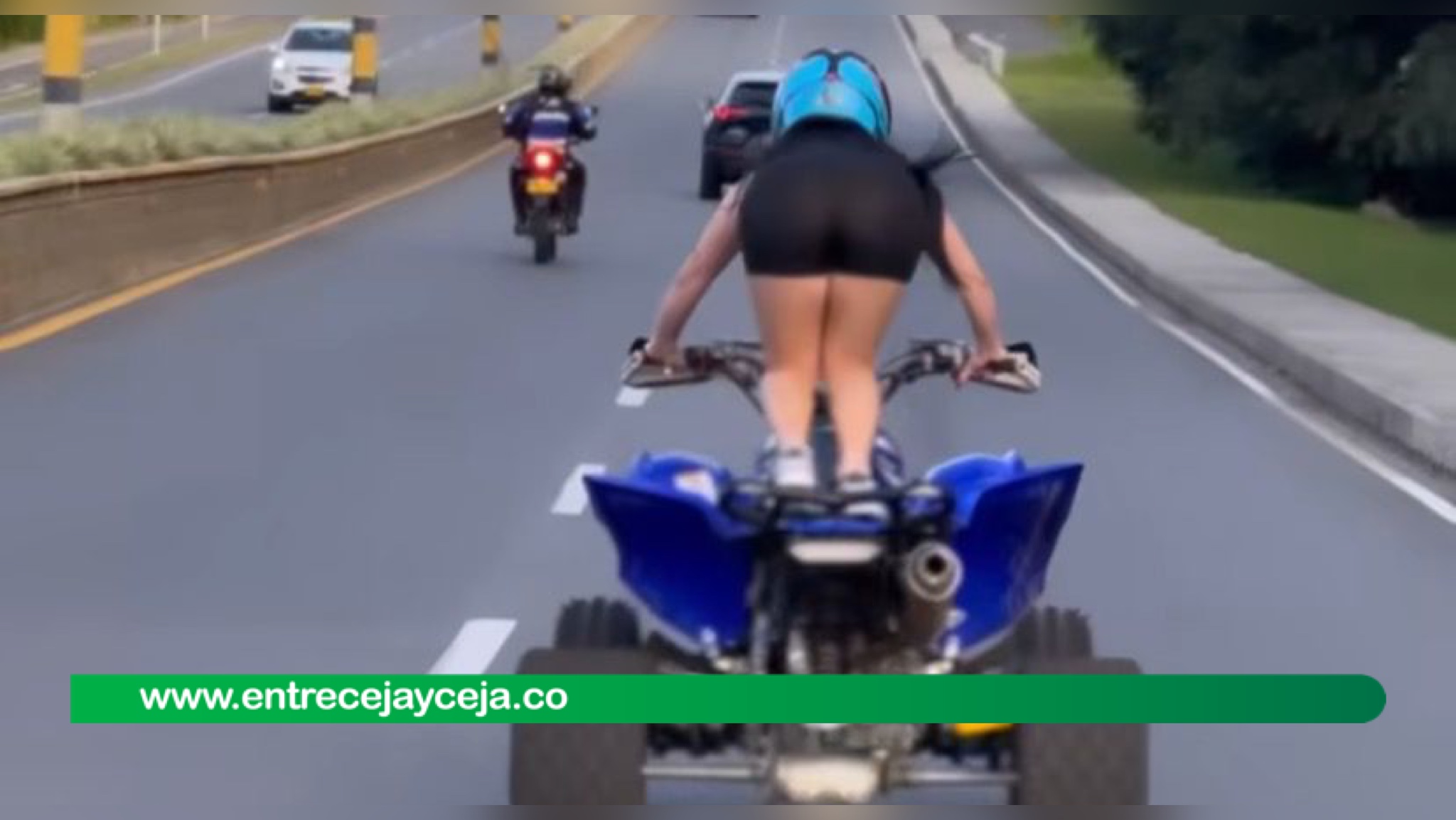 La Only Fans Vale Gómez paralizó Llanogrande en su cuatrimoto