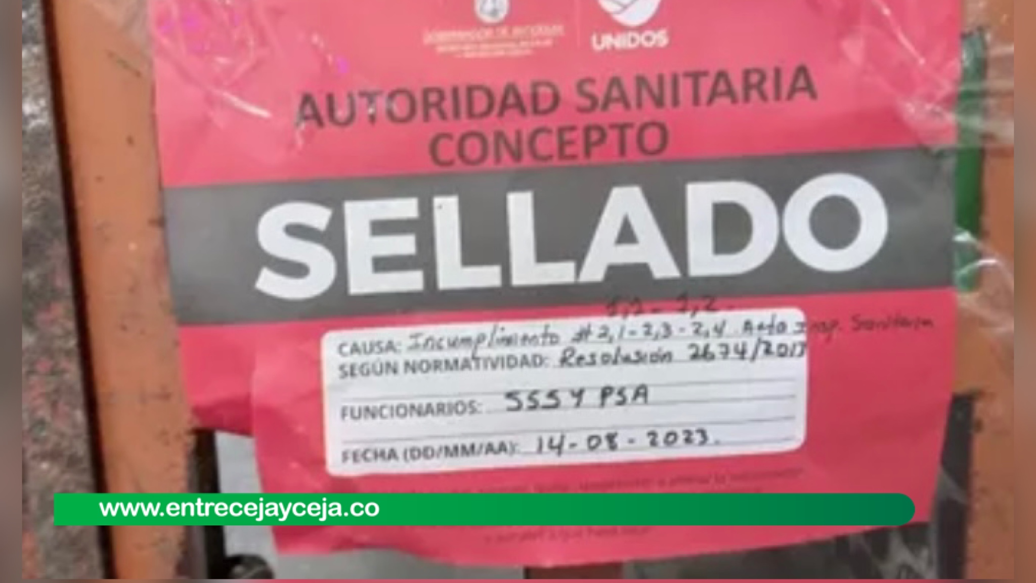Sellan parcialmente plaza de mercado por incumplir normas sanitarias