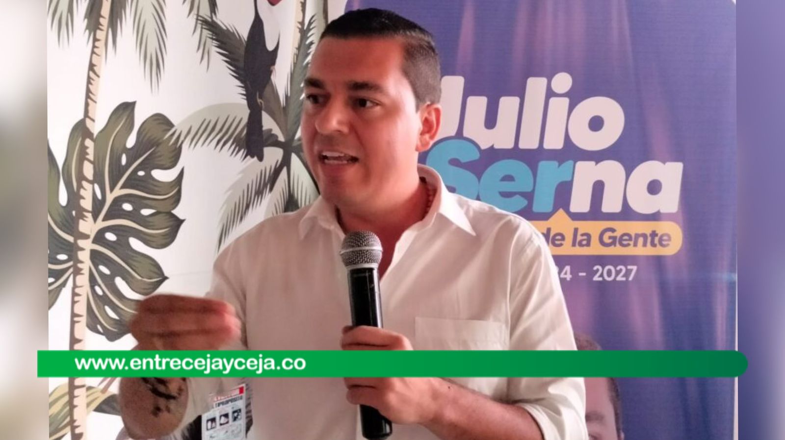 Julio Serna, el candidato de las juntas de acción comunal