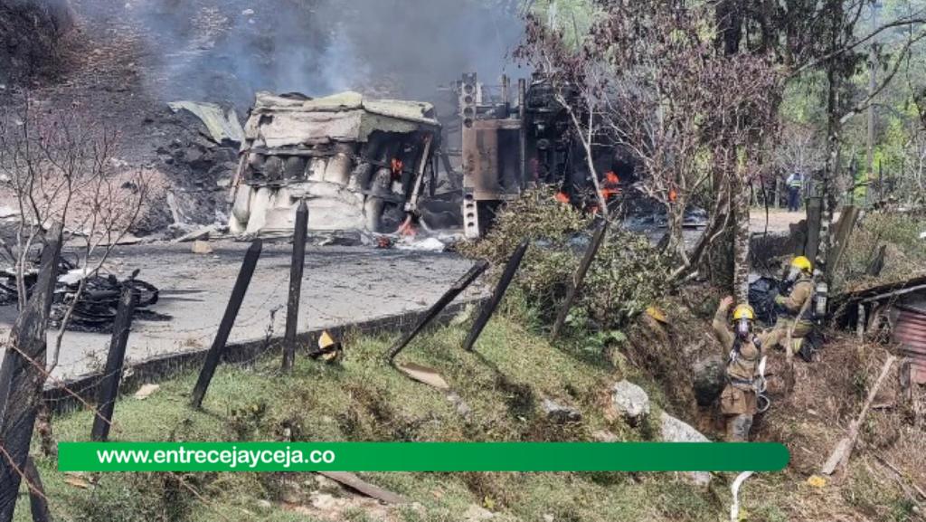 ¿Exceso de velocidad? revelan hipótesis de accidente de camión de gas