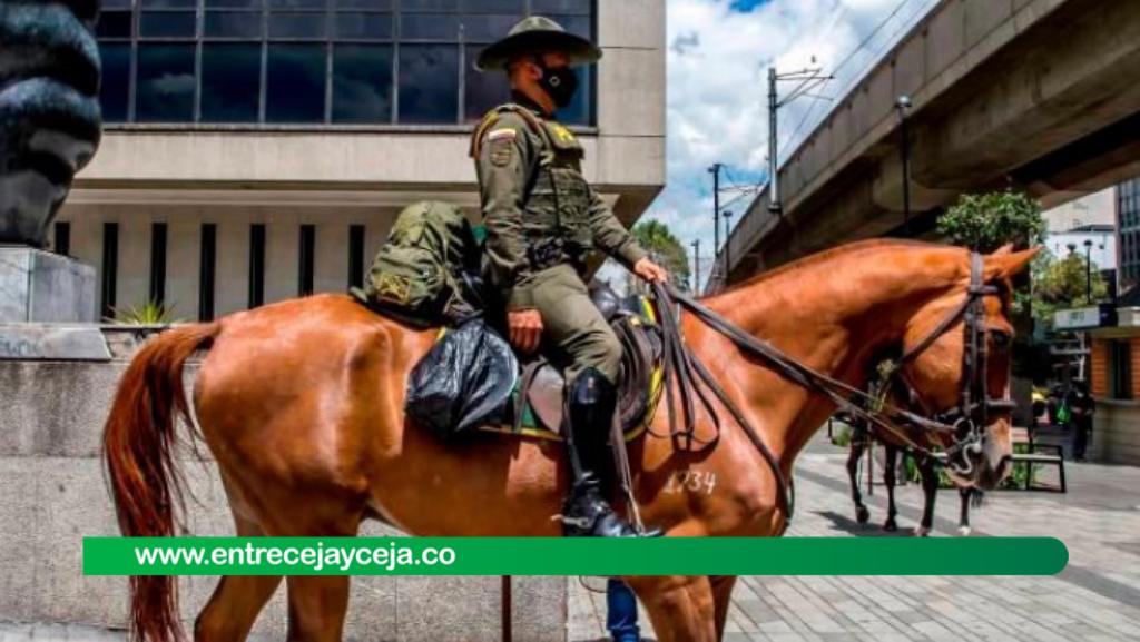 Prohíben el uso de animales para disuadir manifestaciones